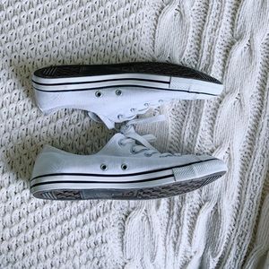 White low top Converse